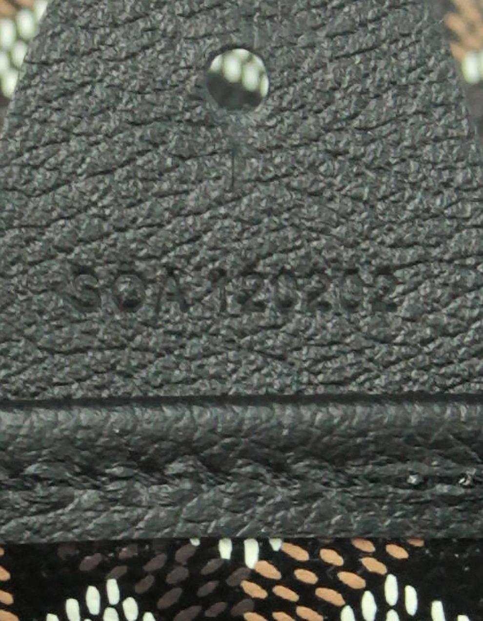 Goyard Black Canvas Goyardine Artois MM Tote Bag 1