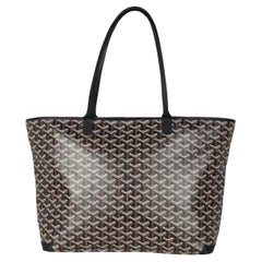 Goyard Marine Blue Goyardine Canvas And Chevroches Calfskin Artois MM Tote,  2022 Available For Immediate Sale At Sotheby's