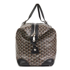Goyard Black Chevron Coated Canvas Boeing 55