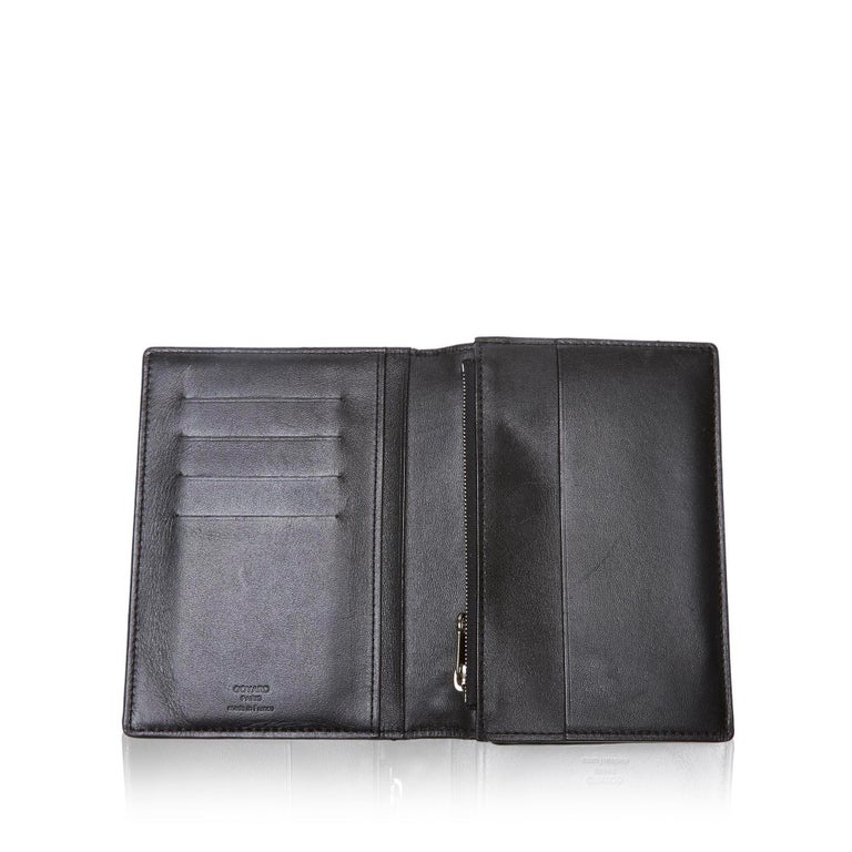 Goyard Black Coated Canvas Fabric Goyardine Long Wallet France w/ Box ...
