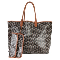 Goyard Schwarz-Gold Goyardine Canvas Saint Louis PM