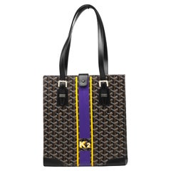 Tote Goyard Negro de Lona Goyardine y Piel de Becerro Chevroches