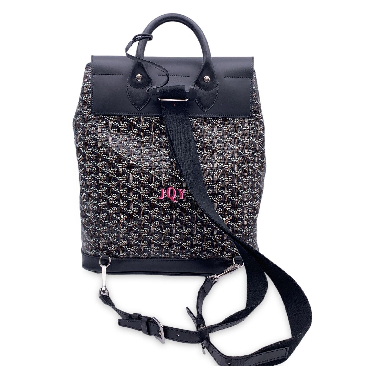 This beautiful Bag will come with a Certificate of Authenticity provided by Entrupy. The certificate will be provided at no further cost Goyard 'Alpin MM' backpack bag. The model is designed to be worn in different ways; it can be worn as a backpack