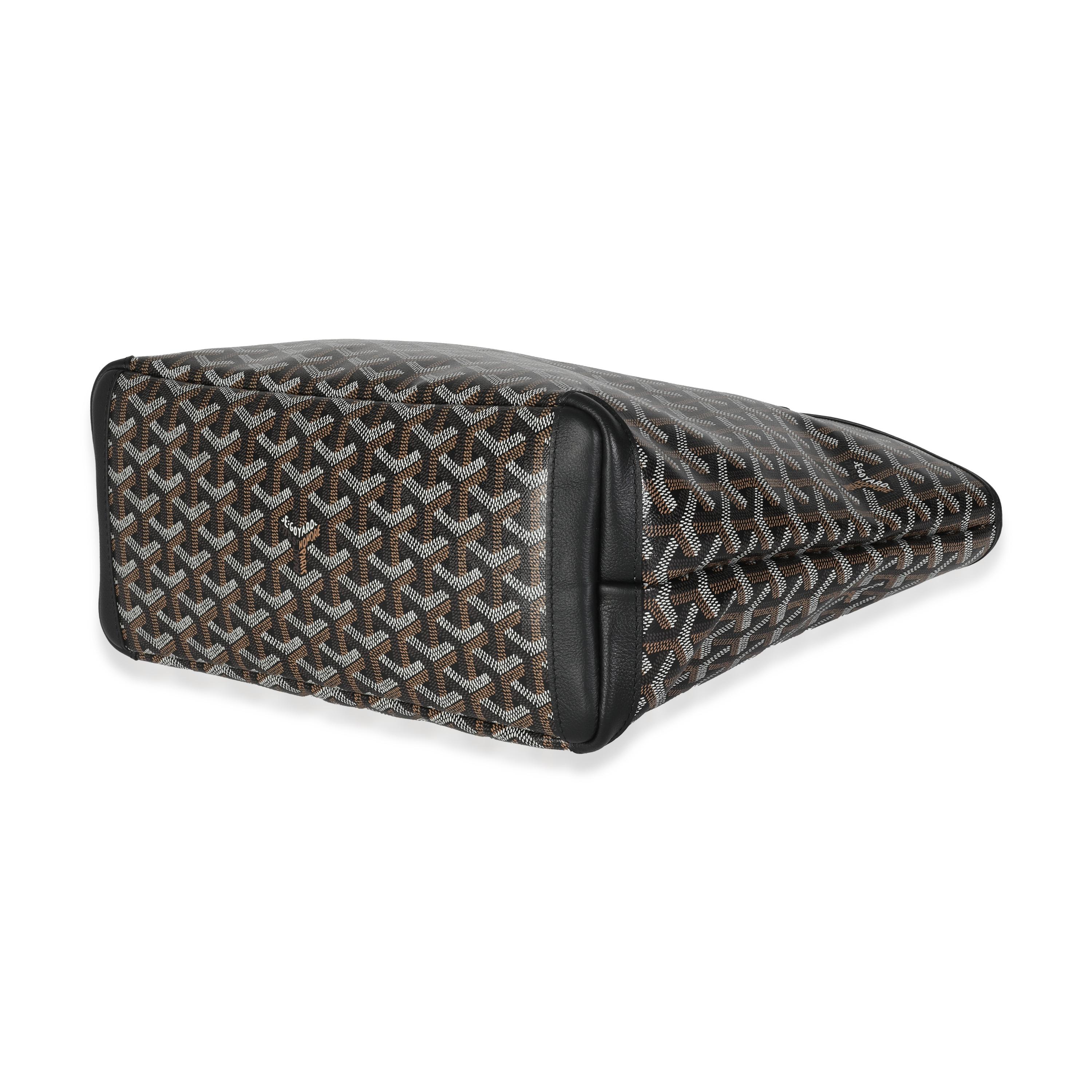 Goyard Black Goyardine Canvas Artois PM 1