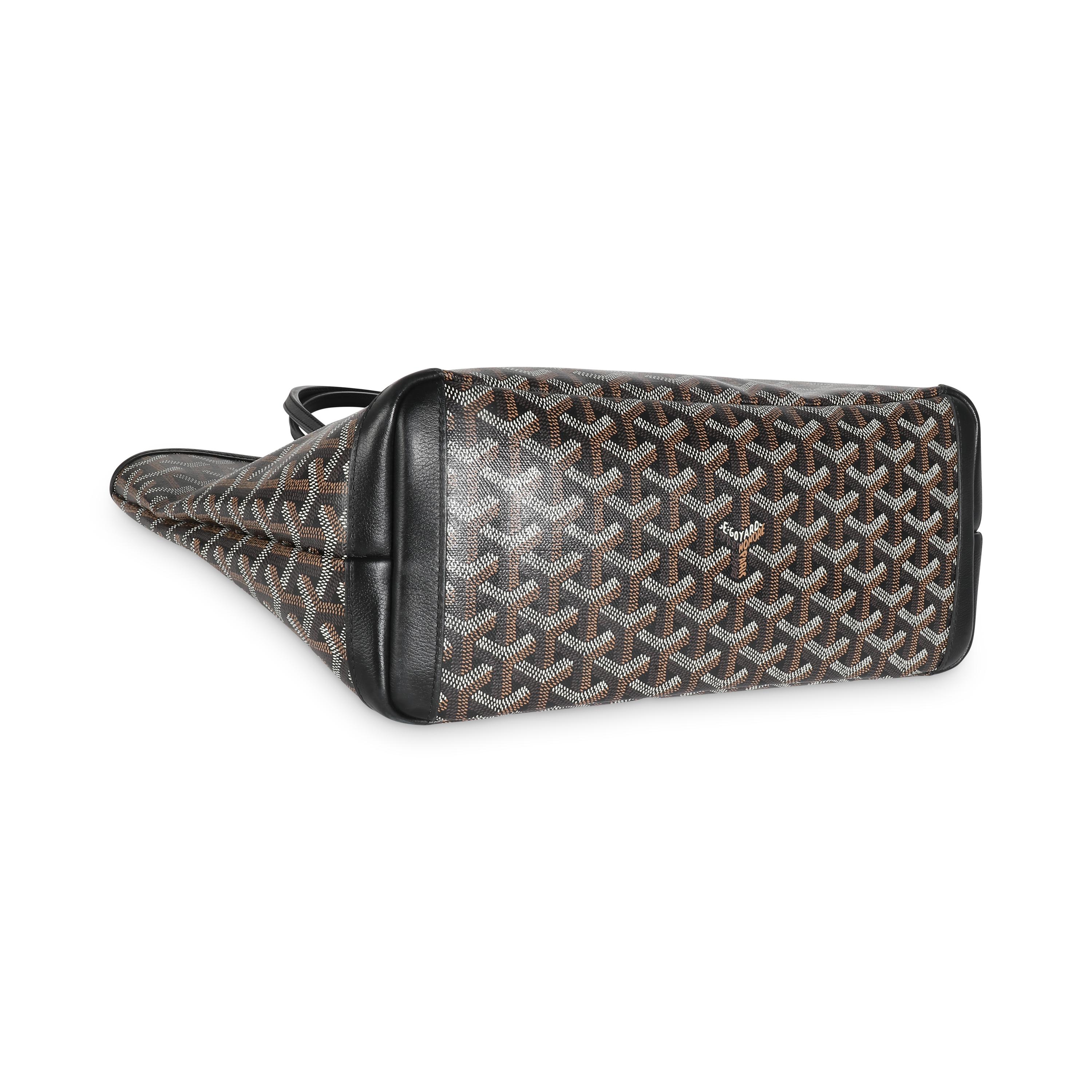 Goyard Black Goyardine Canvas Artois PM 2