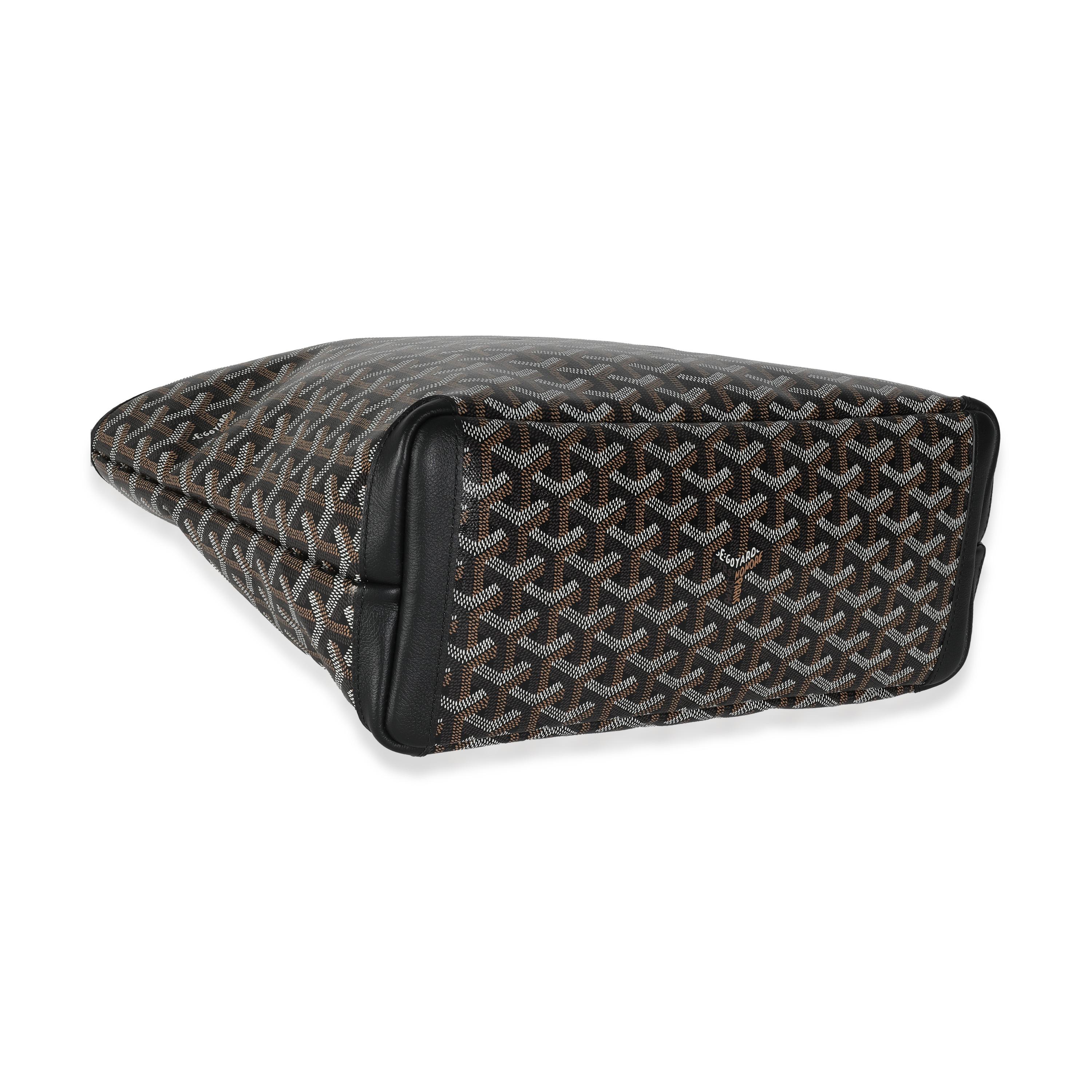 Goyard Black Goyardine Canvas Artois PM 2
