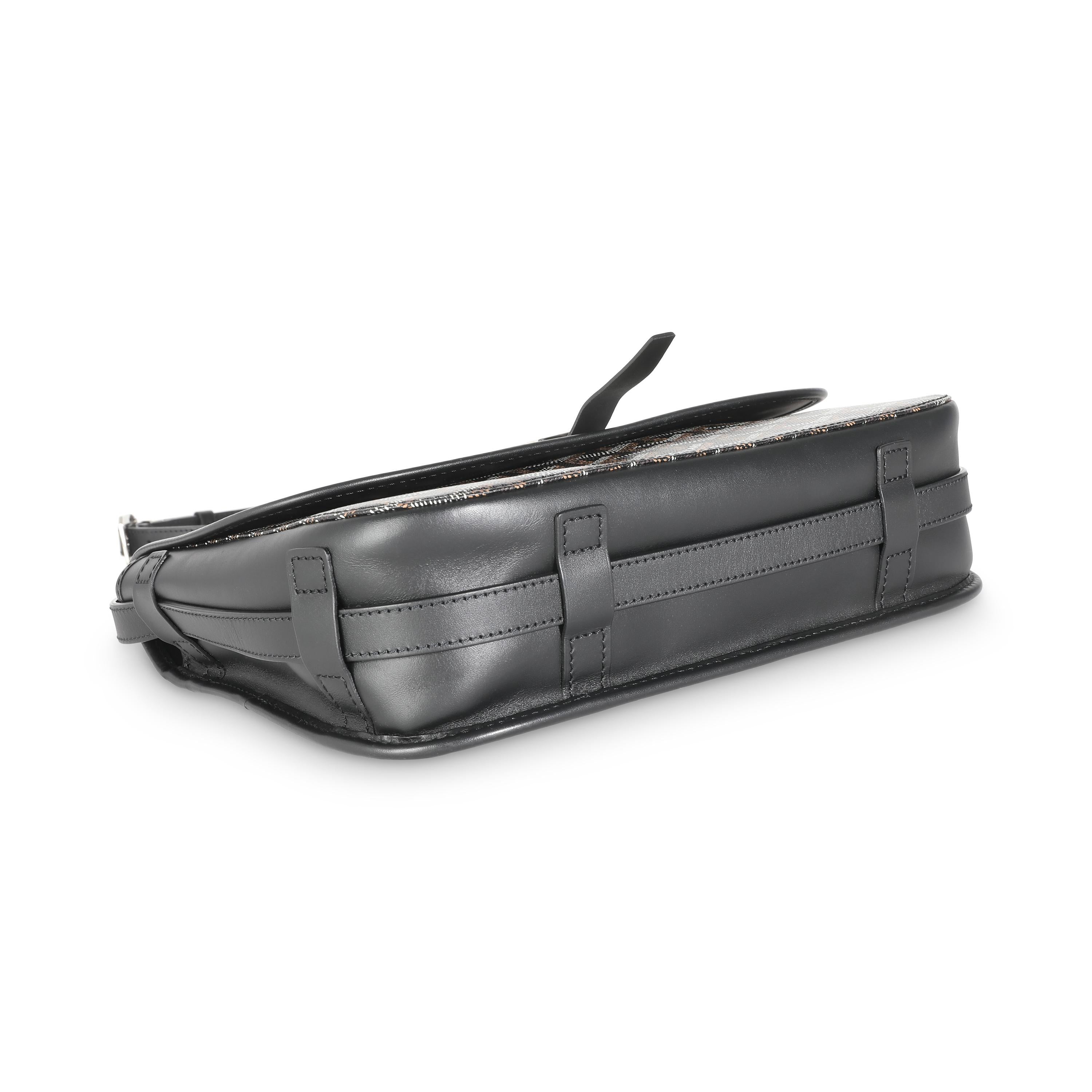 Goyard Black Goyardine Canvas Belvedere II MM 1