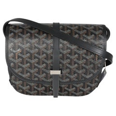 Goyard Nero Goyardine Canvas Belvedere PM