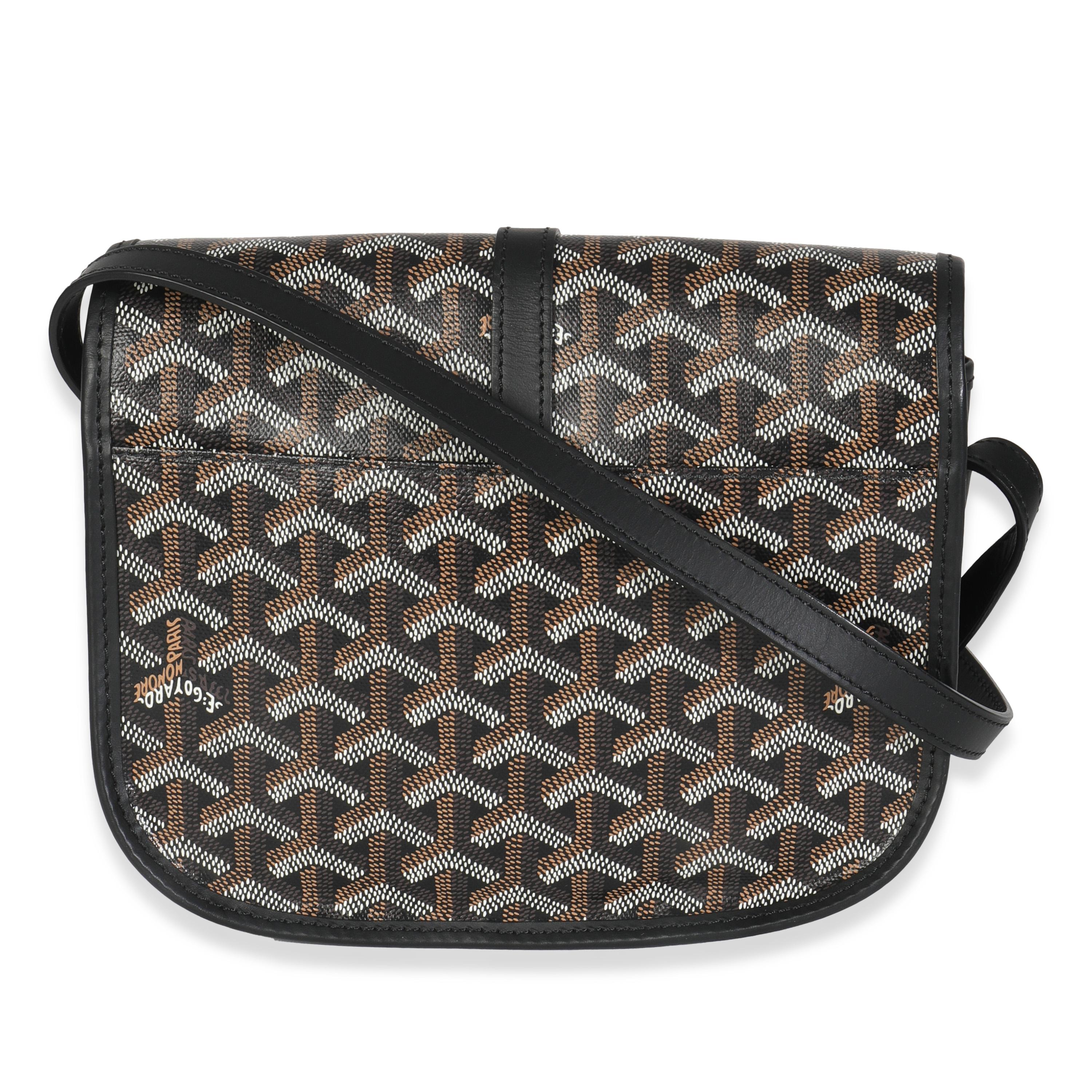 Listing Title : Goyard Black Goyardine Canvas Belvedere PM Messenger
SKU : Z147836
Condit : Usagé 
Condition du sac à main : Excellent
Commentaires sur l'état : L'article est en excellent état et présente de légers signes d'usure.  Légères rayures