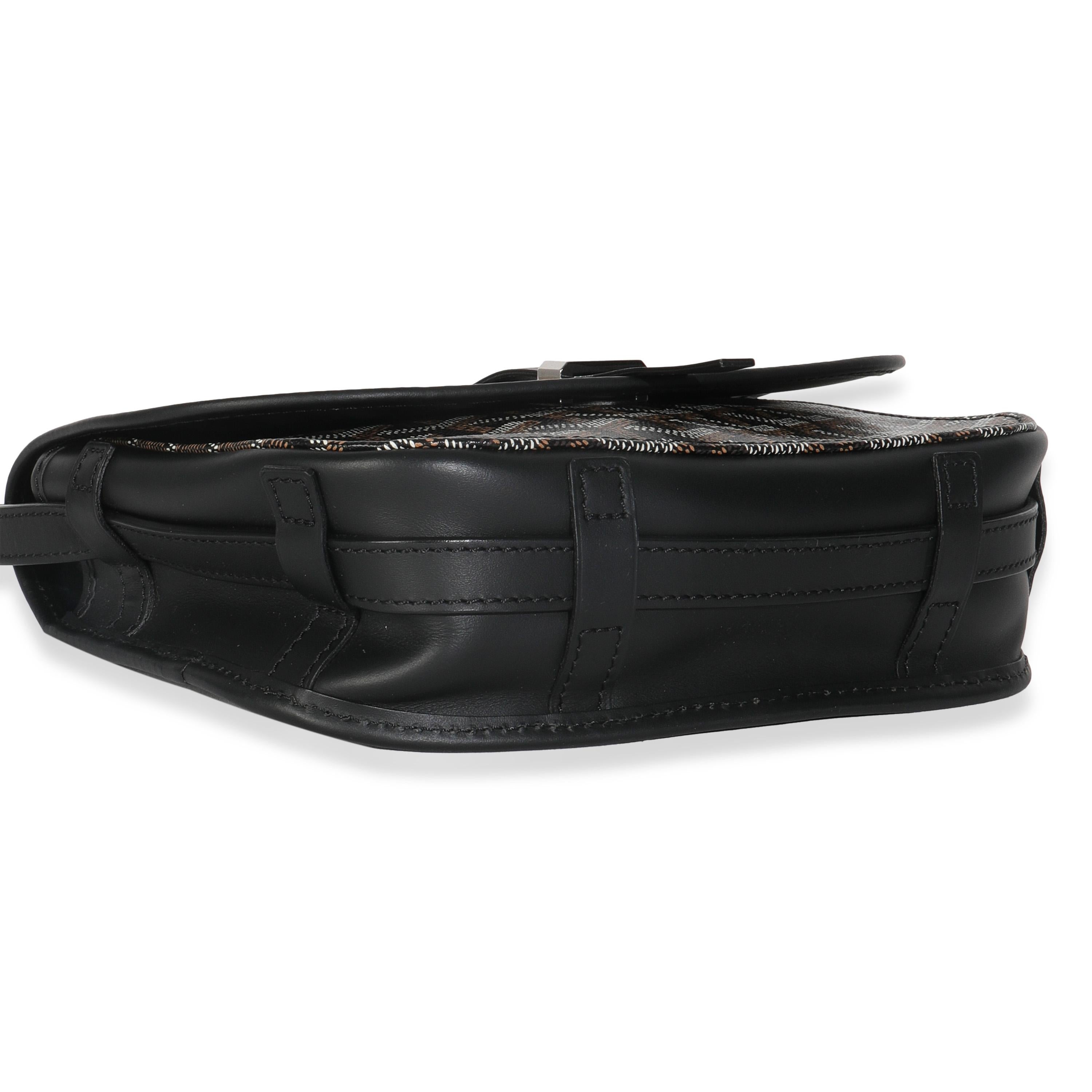 Goyard Black Goyardine Canvas Belvedere PM Messenger en vente 2