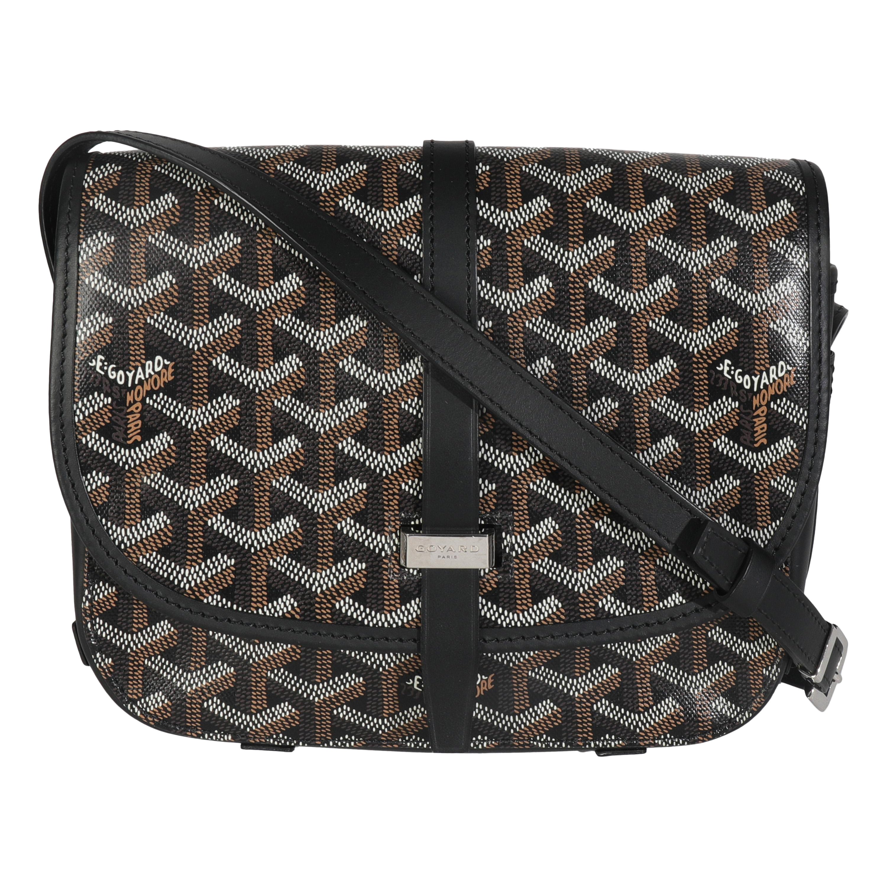 Goyard Nero Tela Belvedere PM Messenger