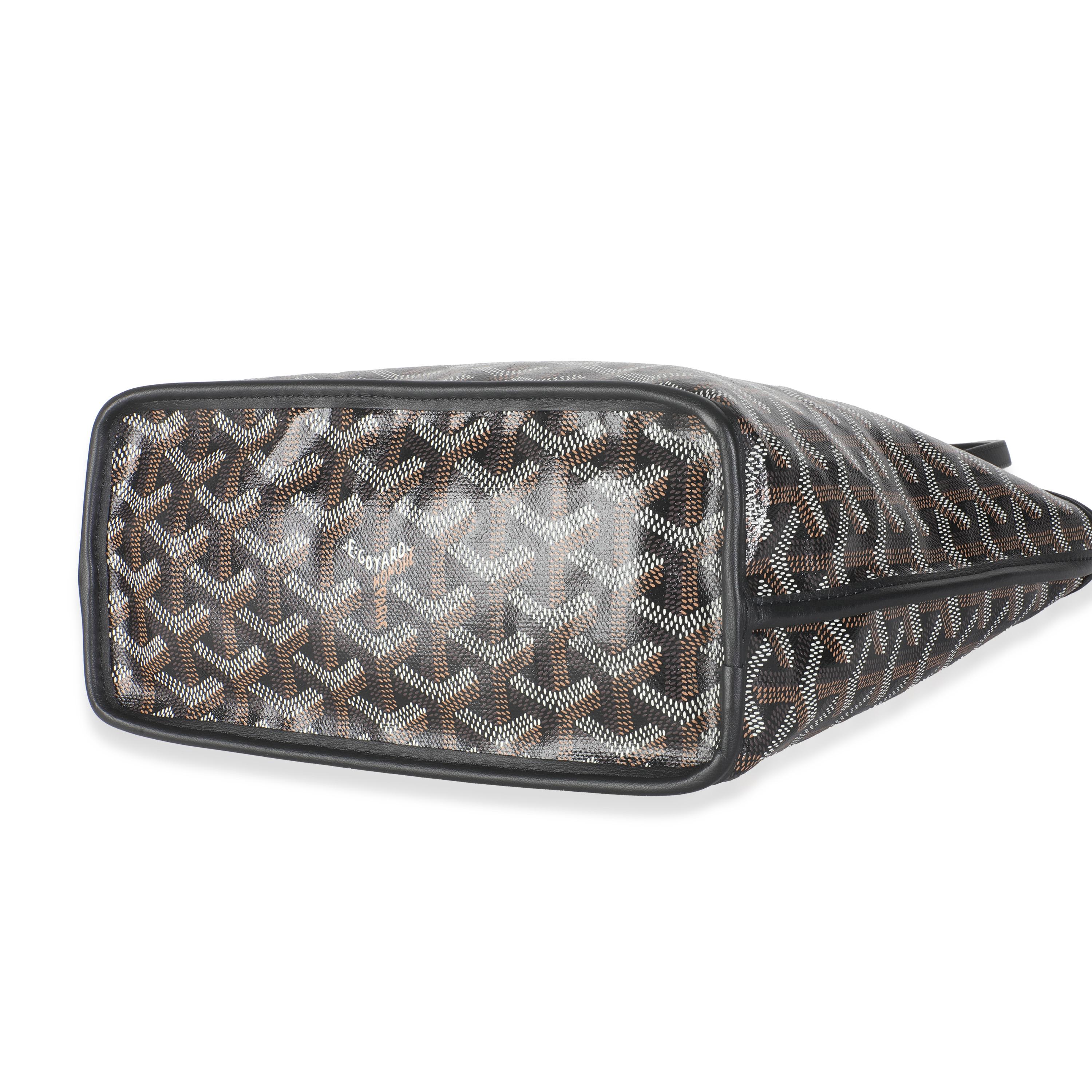 Goyard Lienzo Goyardine Negro Mini Anjou en venta 1