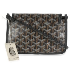 Goyard Black Goyardine Canvas Plumet Pocket Wallet