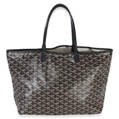 Goyard Black Goyardine Canvas Saint Louis PM