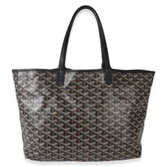 Goyard Black Goyardine Canvas Saint Louis PM