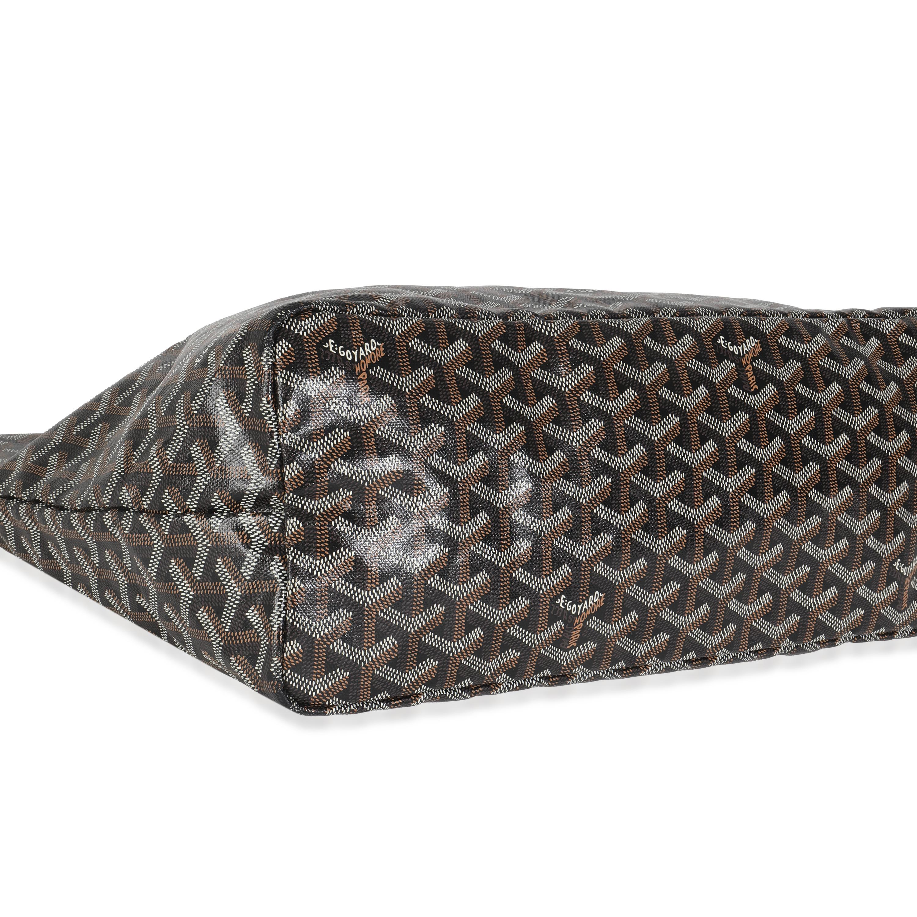 Goyard Black Goyardine Canvas Saint Louis PM For Sale 2