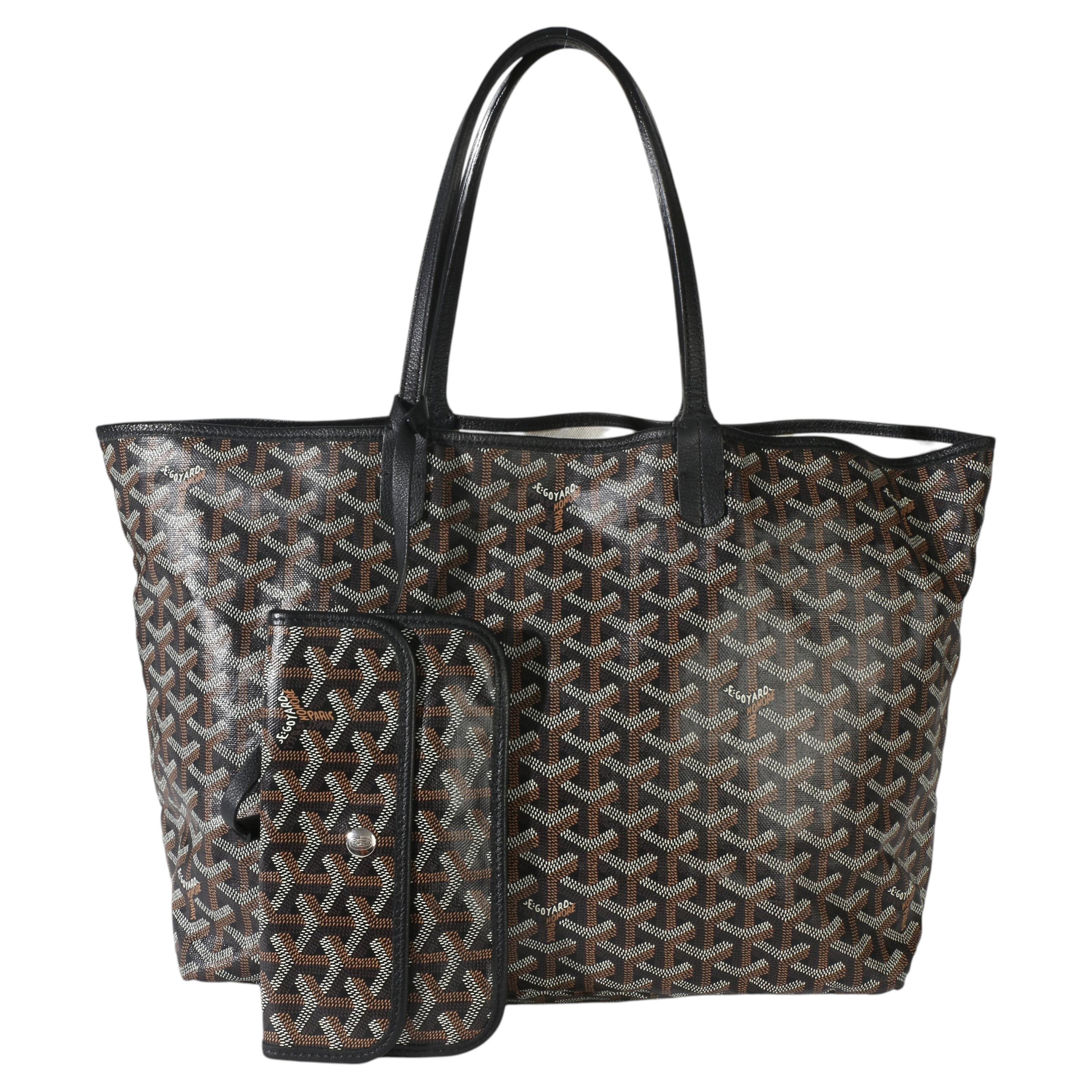 Goyard Nero Tela Saint Louis PM in vendita