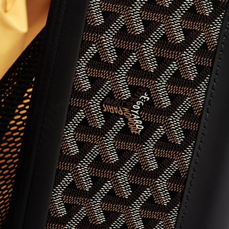 Goyard Black Goyardine Canvas Satolas GM Rolling Suitcase at 1stDibs