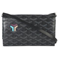 Portefeuille Varenne Limited Continental en toile Goyardine noire de Goyard