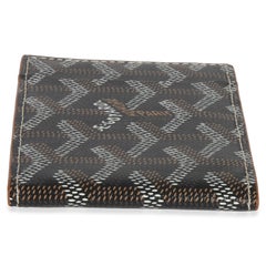 Goyard Black Goyardine Canvas Victoire Wallet