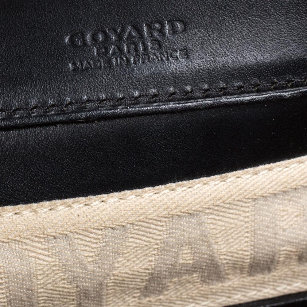 Goyard Black Goyardine Coated Canvas and Leather Okinawa PM Tote 4