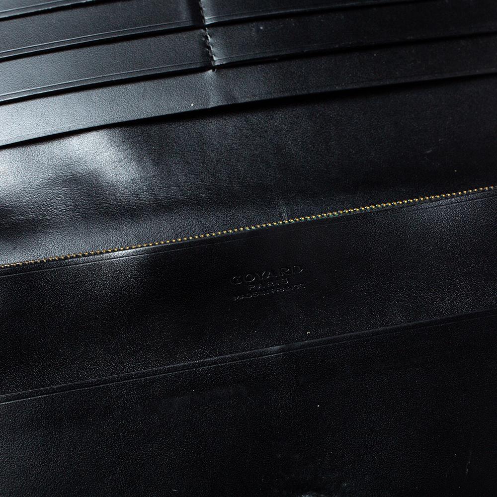 Goyard Black Goyardine Coated Canvas and Leather Richelieu Wallet 2