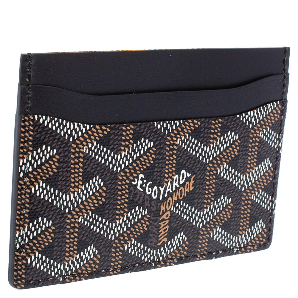 goyard black card holder