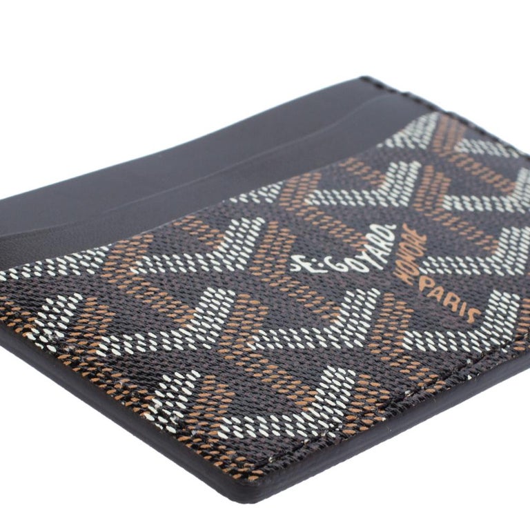 Goyard Goyardine Black Saint-Sulpice Card Wallet – Madison Avenue Couture