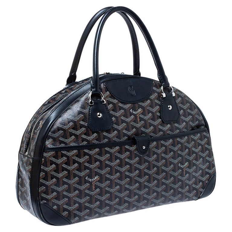 Goyard Goyardine Roulette Soft Bag - Black Shoulder Bags, Handbags -  GOY37241
