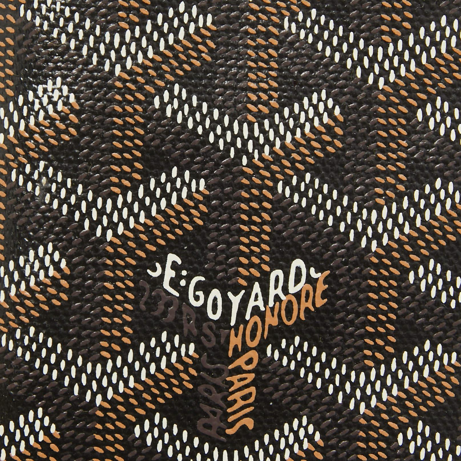 Goyard Black Goyardine Coated Canvas Saint Pierre Card Holder 1