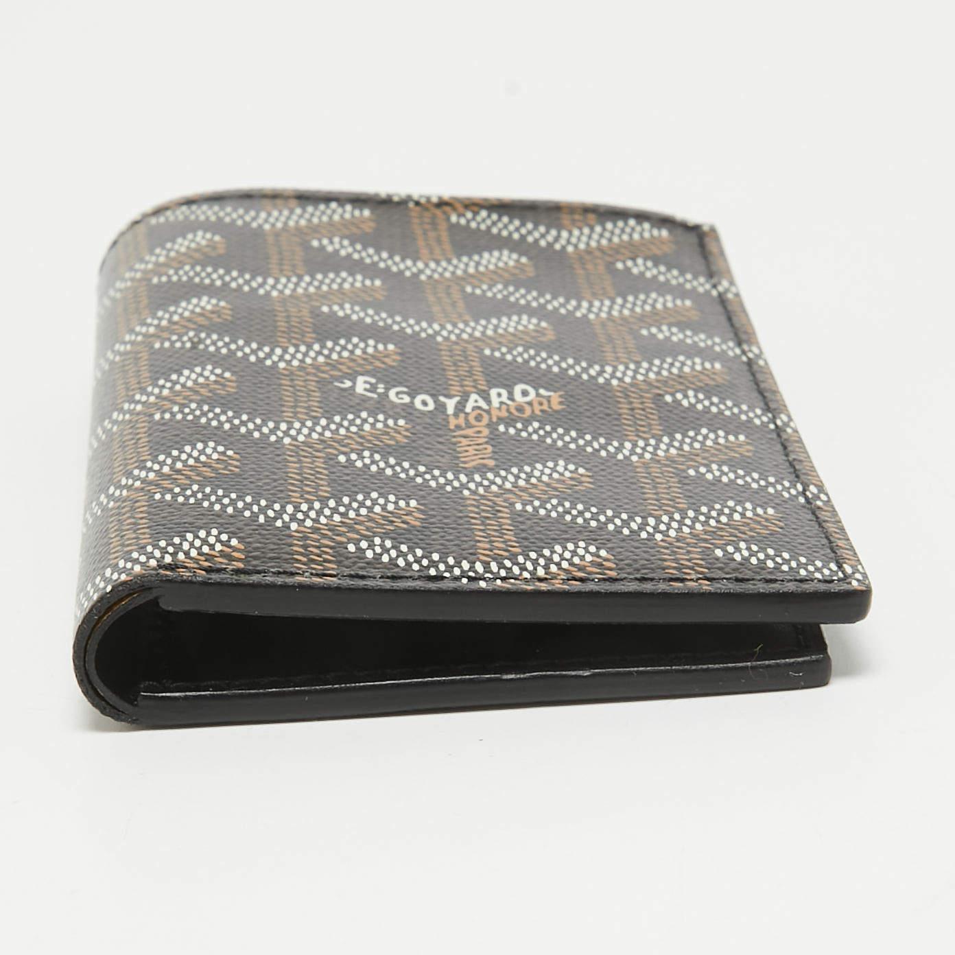 Goyard Black Goyardine Coated Canvas Saint Pierre Card Holder 2