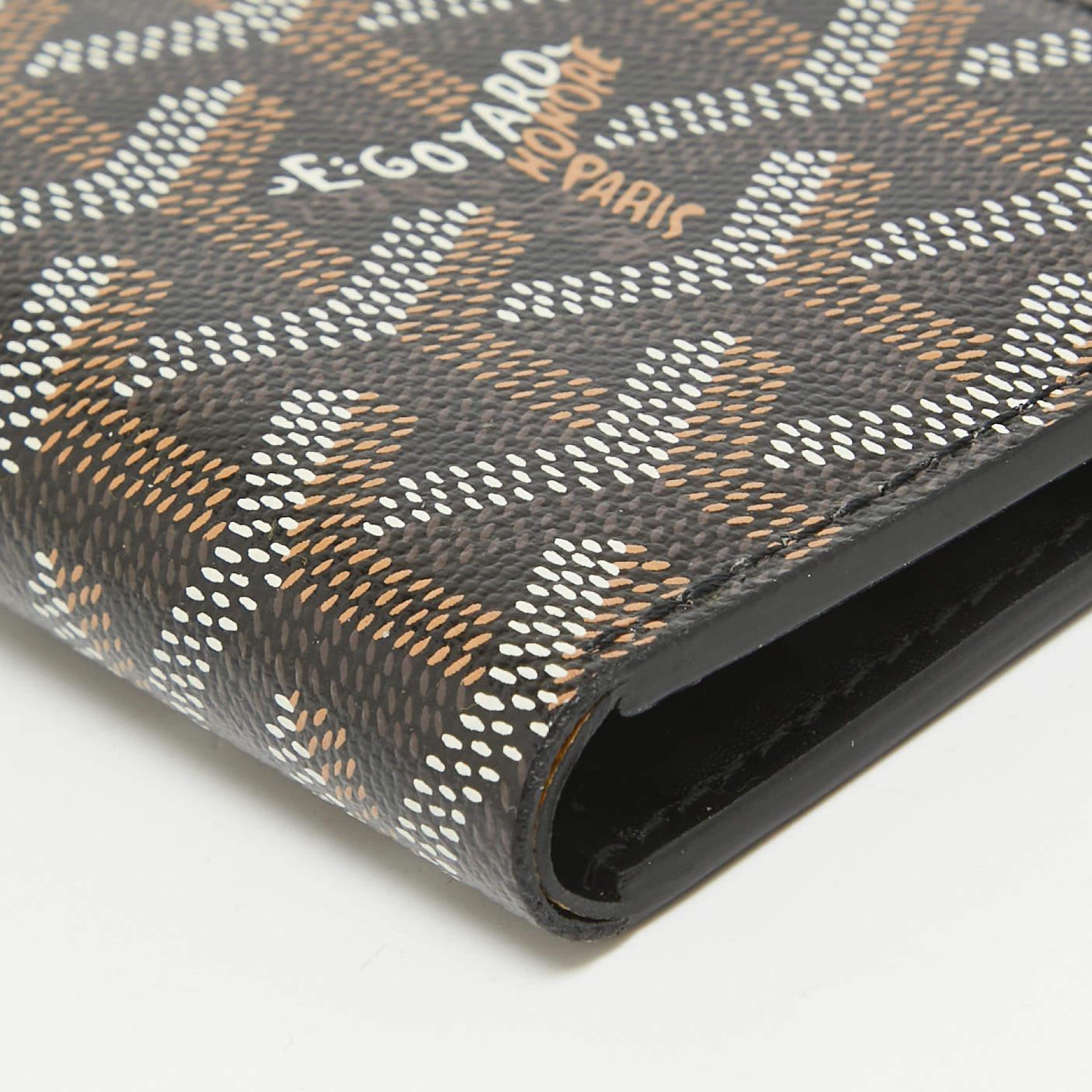 Goyard Black Goyardine Coated Canvas Saint Pierre Card Holder 5
