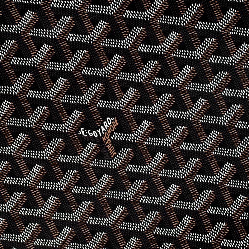 Goyard Black Goyardine Coated Canvas Senat GM Clutch 2