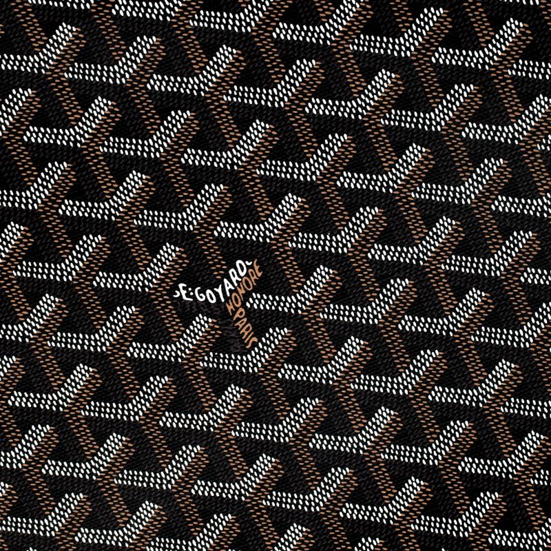 Goyard Black Goyardine Coated Canvas Senat GM Clutch 2