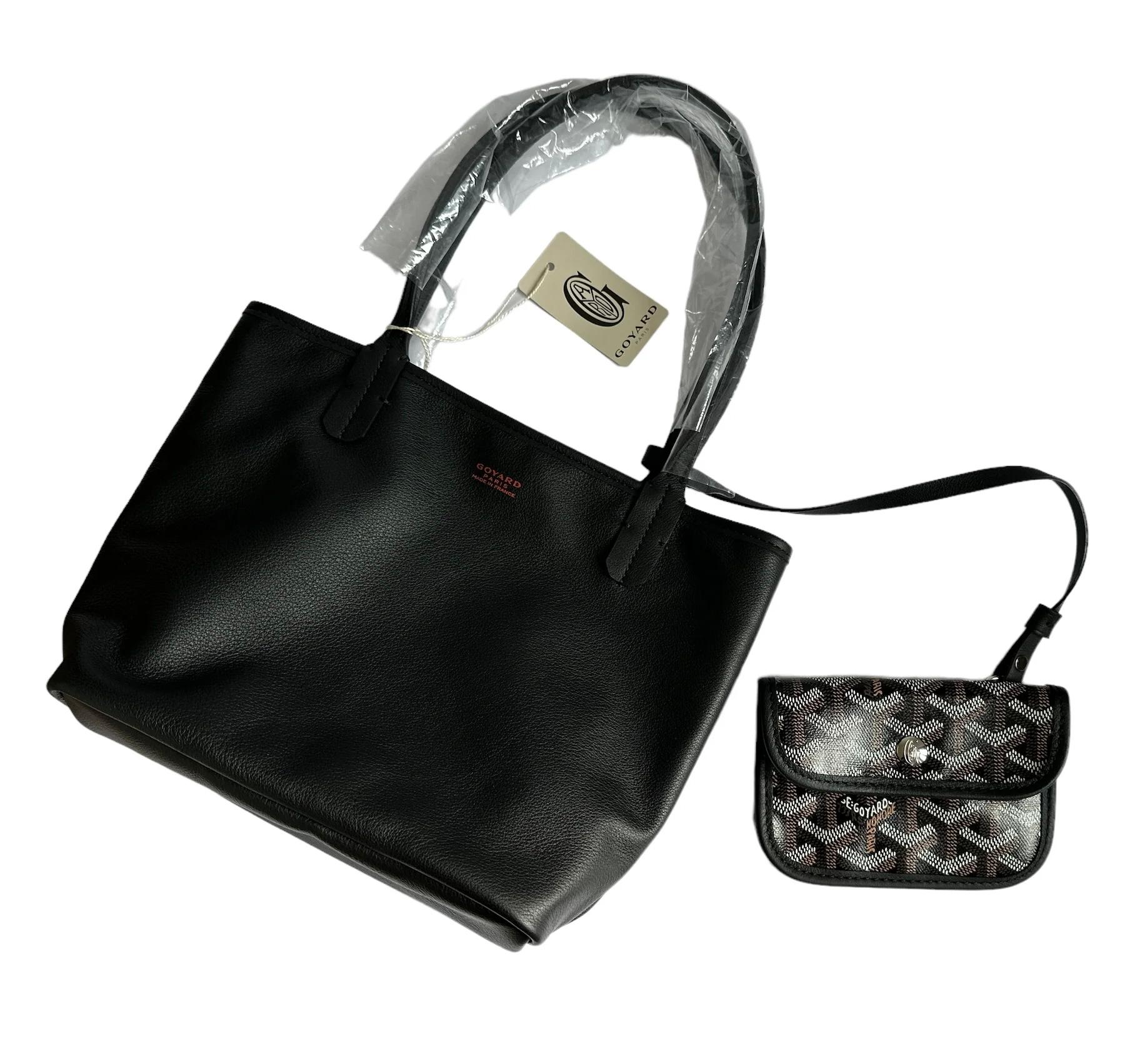 Goyard Black Goyardine Mini Anjou tote bag en venta 1