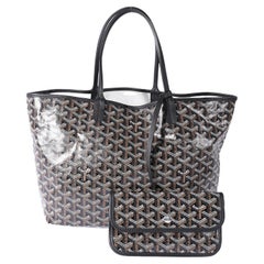 Goyard Grey Goyardine Coated Canvas and Leather Saint Louis GM Tote at  1stDibs