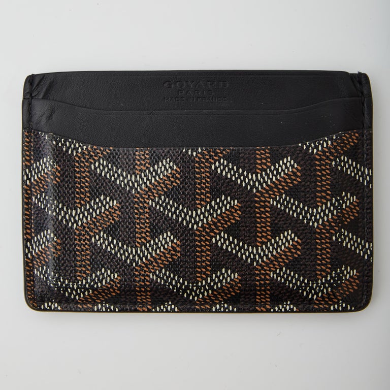 Goyard Black Goyardline Saint Sulpice Card Holder at 1stDibs goyard st sulpice goyard card holder prada cartoon card holder