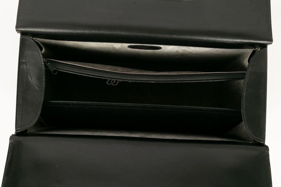 Goyard Black Leather Briefcase 6