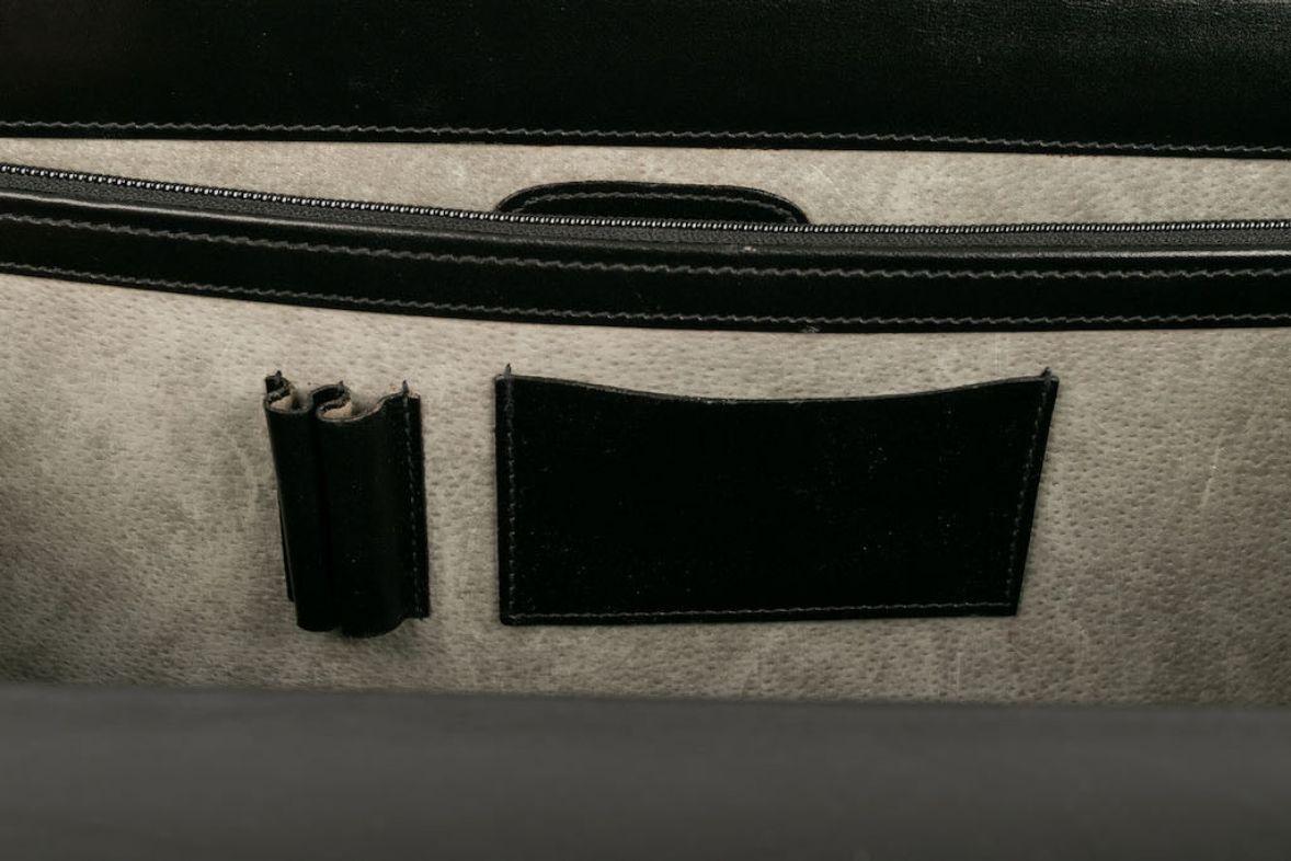Goyard Black Leather Briefcase 8