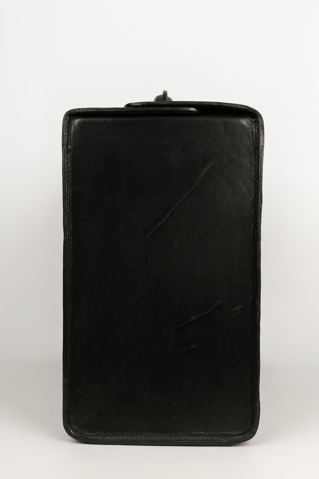Goyard Black Leather Briefcase 1