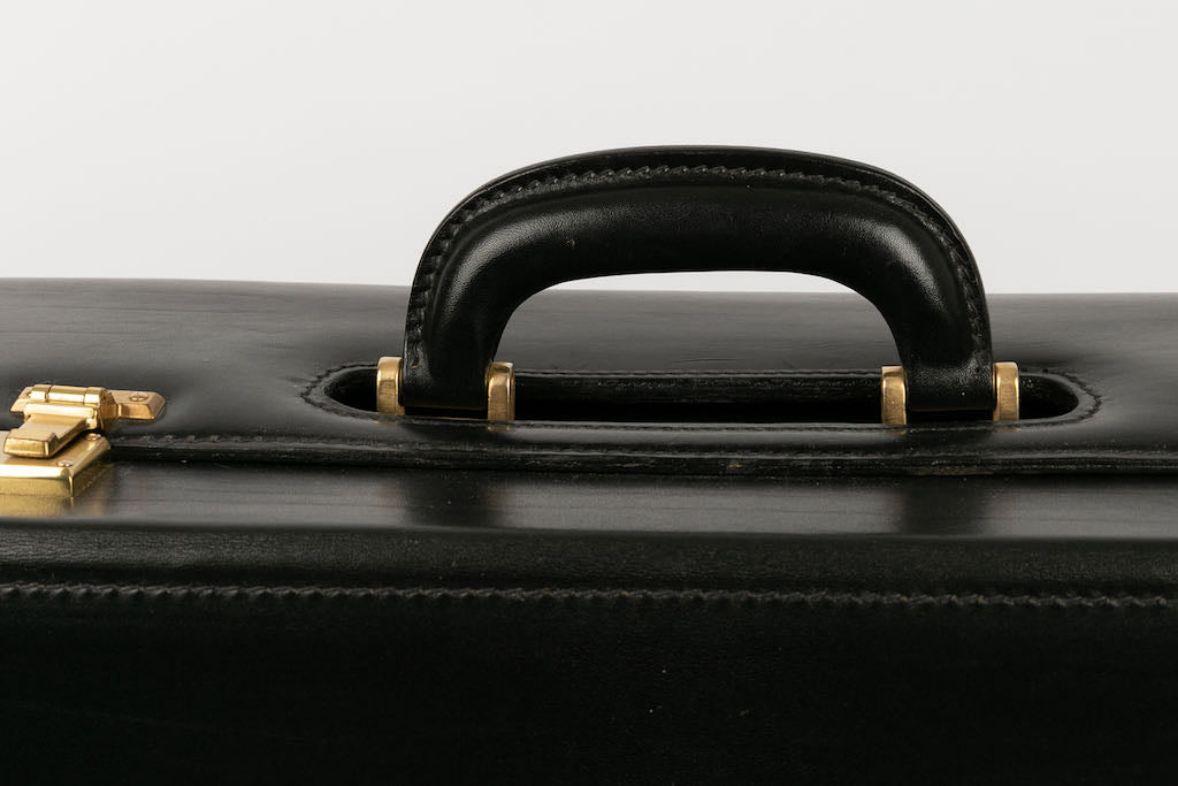 Goyard Black Leather Briefcase 4