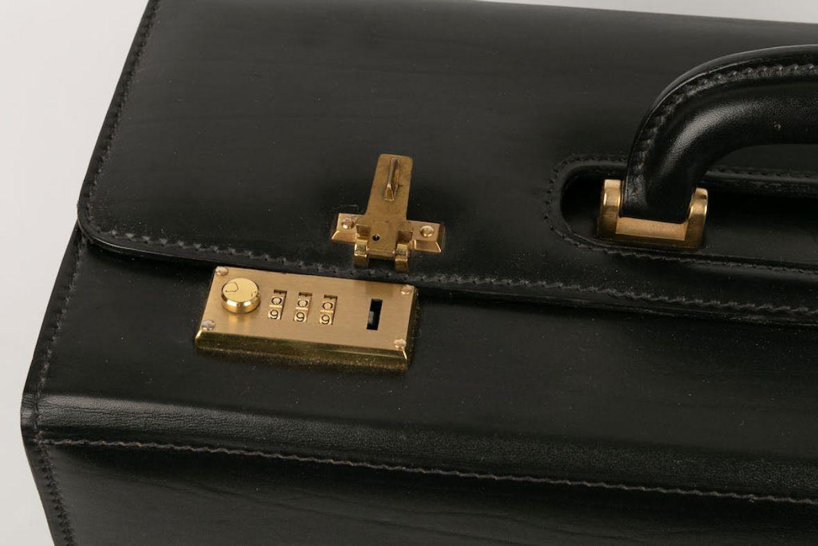 Goyard Black Leather Briefcase 5