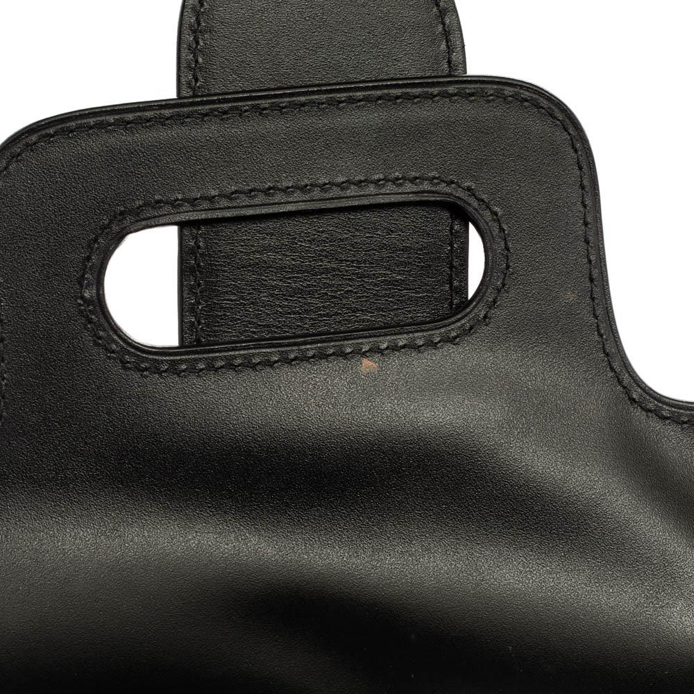 Women's Goyard Black Leather PM Saigon Bag