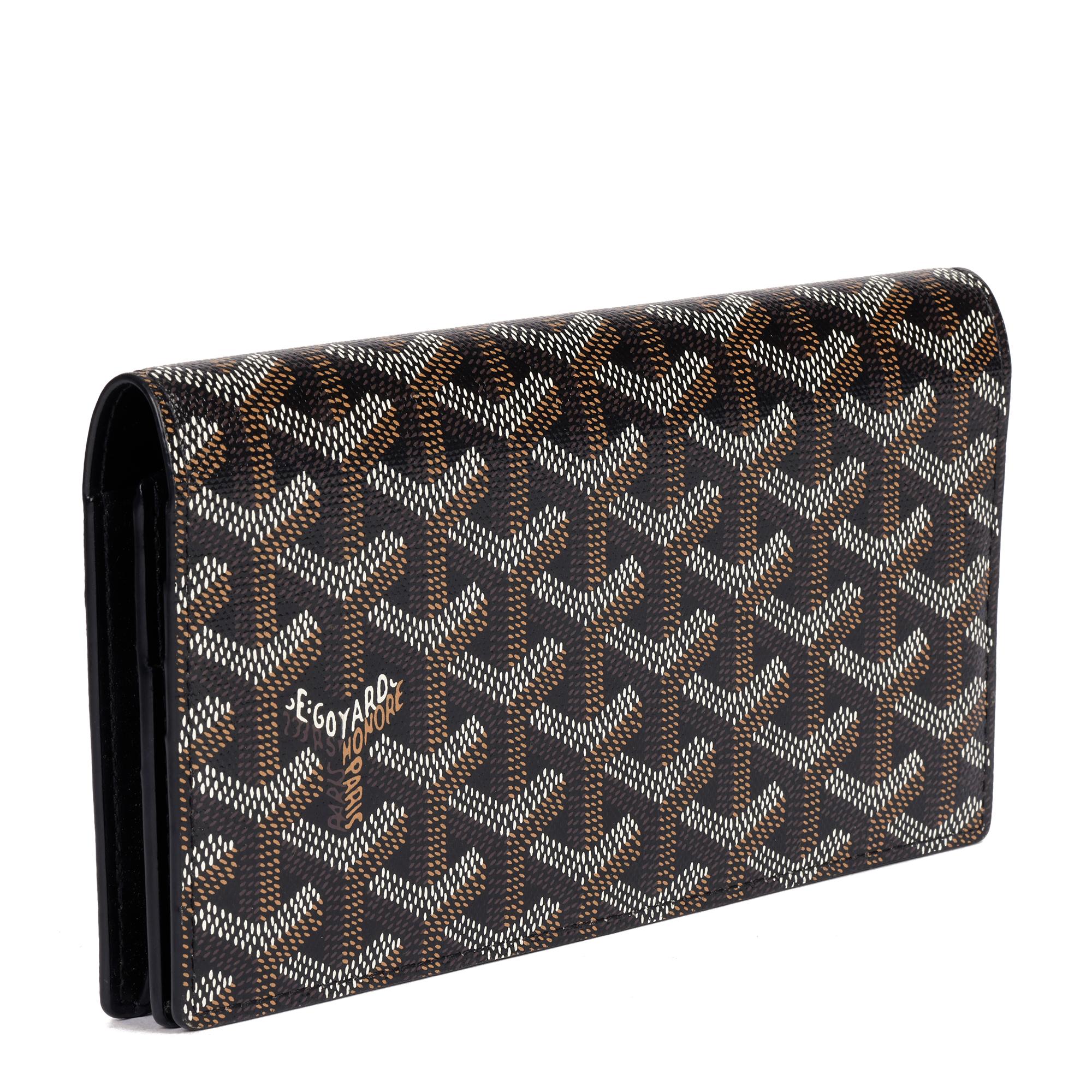 GOYARD
Black Monogram Coated Canvas Richeileu Wallet

Xupes Reference: CB350
Serial Number: 
Age (Circa): 2010
Accompanied By: Goyard Box, Protective Felt, Care Booklet
Authenticity Details: Made in France
Gender: Unisex
Type: Accessory

Colour: