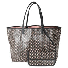 Goyard Schwarz Rosa Goyardine Canvas Claire Voie Saint Louis PM