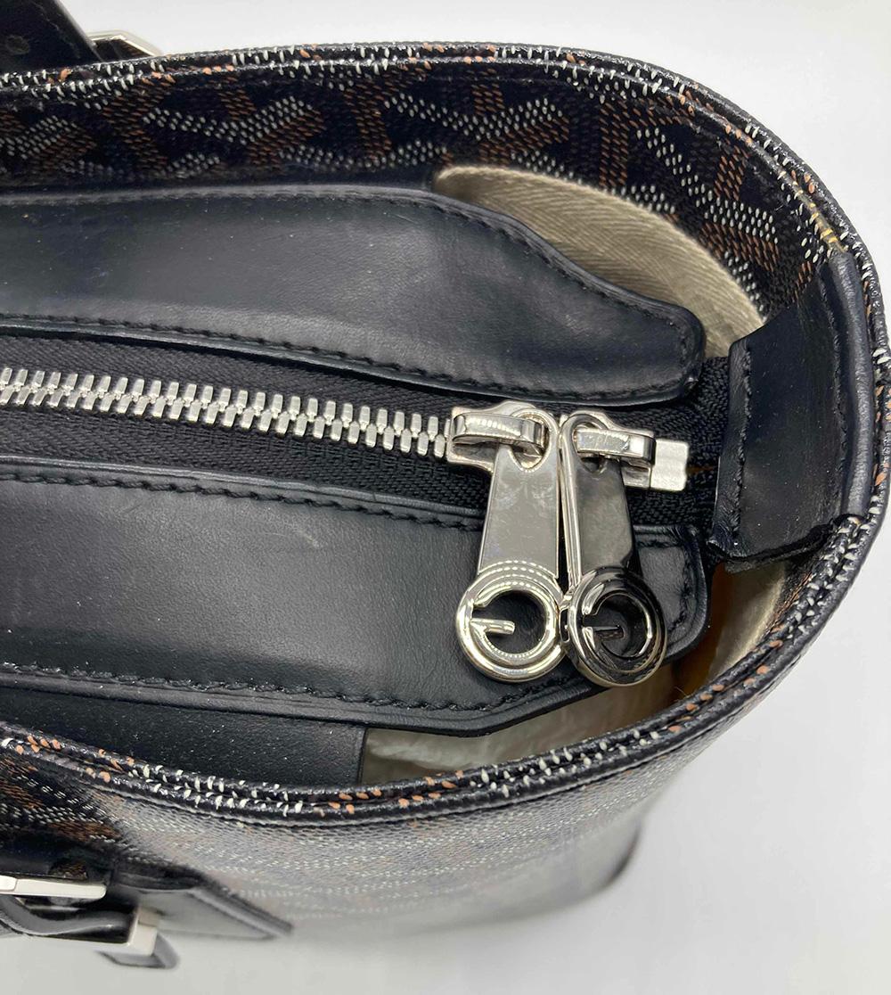 Women's Goyard Black Sac Marie Galante MM