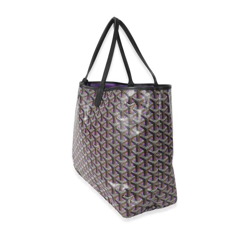 Goyard Silver/White Goyardine Coated Canvas Saint Louis Claire Voie Tote  Goyard