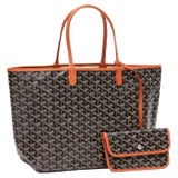 The Coveted Goyard Saint-Louis GM Tote bag in grey and white canvas, SHW  For Sale at 1stDibs