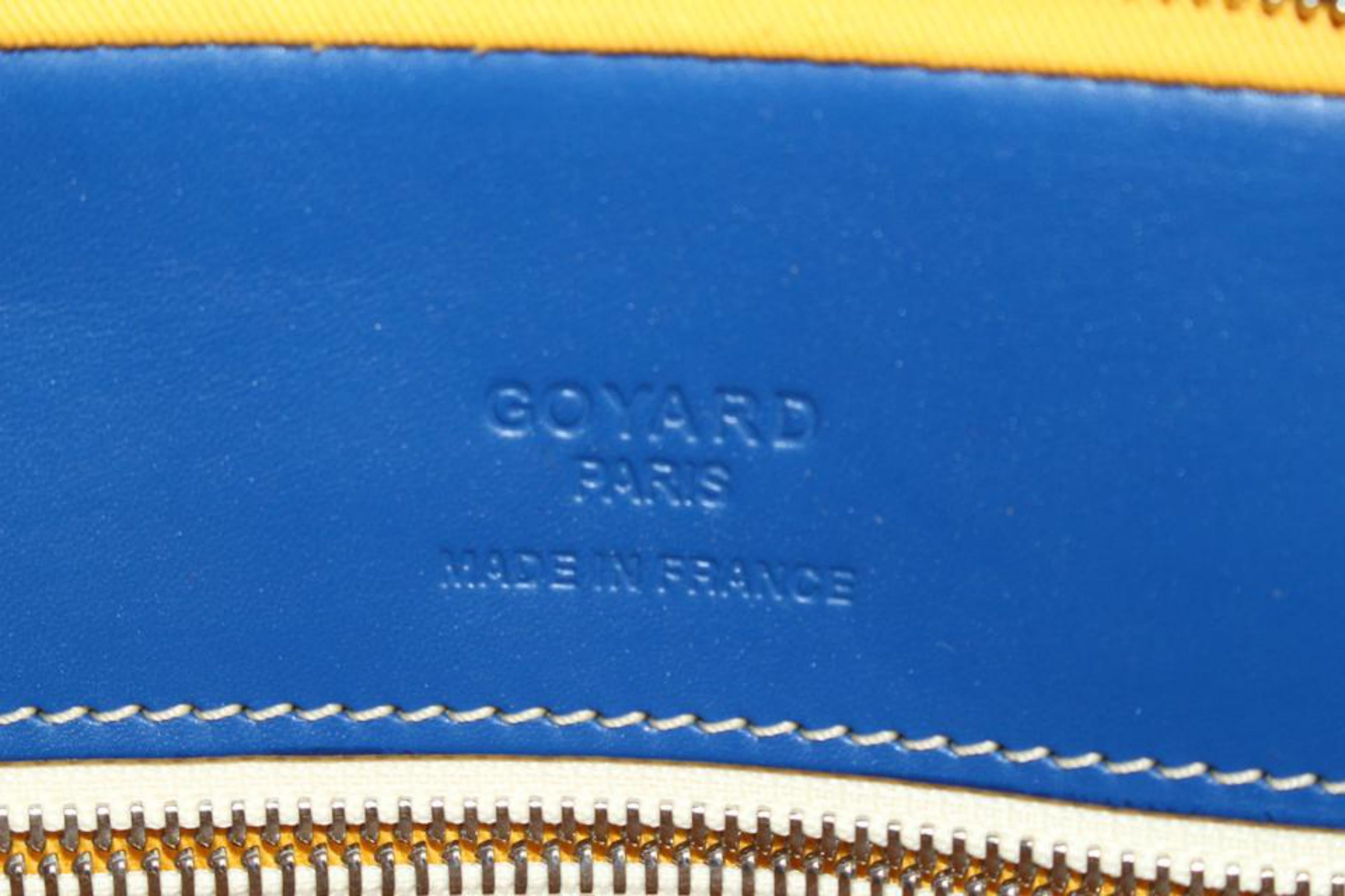Goyard Blue Chevron Ambassade MM Briefcase 16gy712s 3