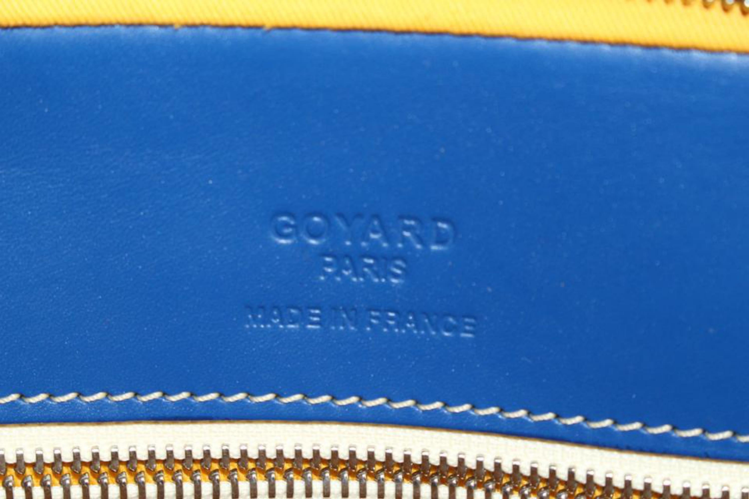 Goyard Blue Chevron Ambassade MM Briefcase 16gy712s 4